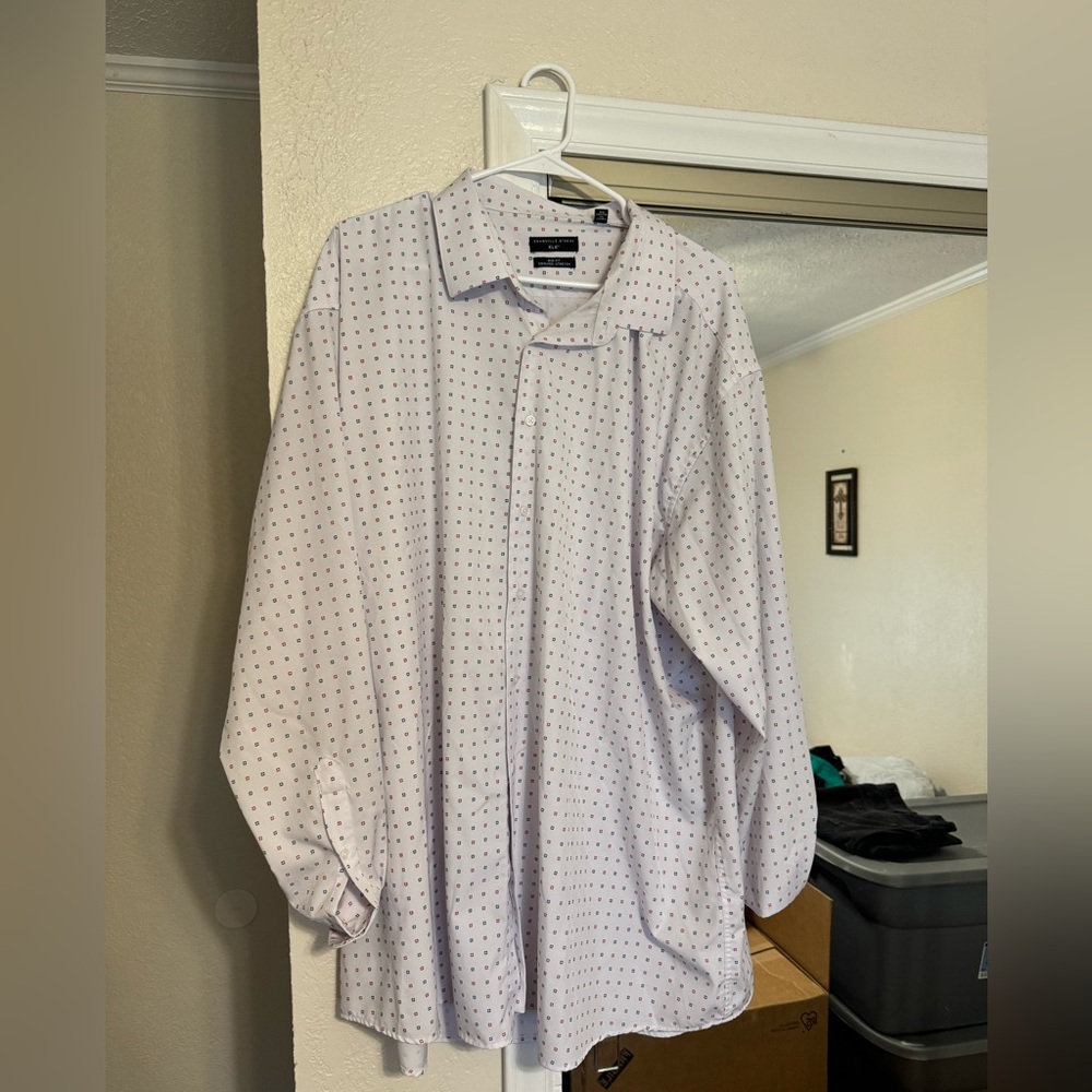 Big and tall long sleeve button up